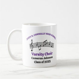 Purple High School Choir Customizable Kaffeetasse