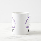 Purple High School Marching Band Customizable Kaffeetasse (Mittel)