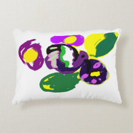 Purple hummingbird and flowers  dekokissen