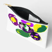 Purple hummingbird and flowers zubehörtasche (Offen)