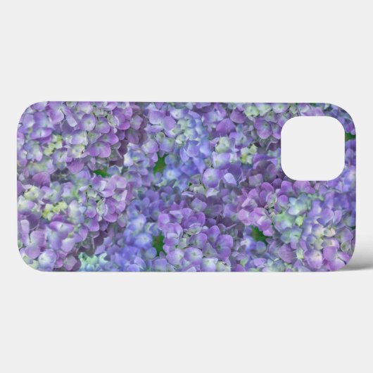 Purple hydrangea flowers Case-Mate iPhone hülle (Rückseite (Horizontal))