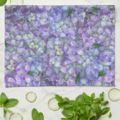 Purple hydrangea flowers geschirrtuch (Gefaltet)