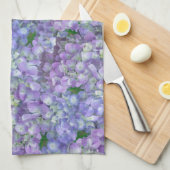 Purple hydrangea flowers geschirrtuch (Viertel Falte)
