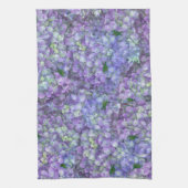 Purple hydrangea flowers geschirrtuch (Vertikal)
