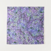 Purple hydrangea flowers wandteppich (Vorderseite)