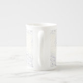 Purple Hydrangeas outline Porzellantasse (Rückseite)