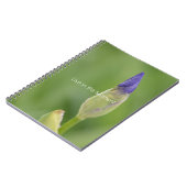 Purple Iris Flower (my photography) Notizblock (Linke Seite)