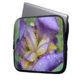 Purple Iris (Iris Germanica) Laptopschutzhülle (Vorderseite Links)
