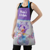 Purple Iris Irises Floral Flower Christmas Schürze (InSitu)