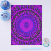 Purple Kaleidoscope Bulk Scrapbook Paper Pages Flyer (Einzeln)