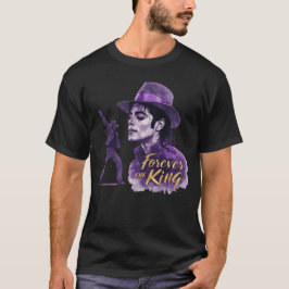 Purple King Forever - Watercolor Legend Kunst T-Shirt