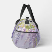 Purple Lavendel Aquarellblume Duffle Bag (Rechts)