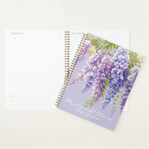 Purple Lavendel Aquarellblume Planer