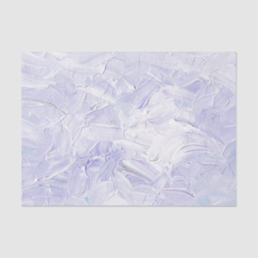 Purple Lavender Paint Brush Strokes Pattern Seidenpapier (Vorderseite)