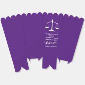 Purple Law School Custom Graduation Party Popcorn Geschenkschachtel (Ungeklappt)