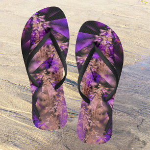 Purple leaves badesandalen
