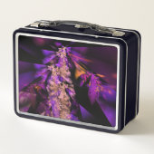 Purple leaves metall brotdose (Rückseite)