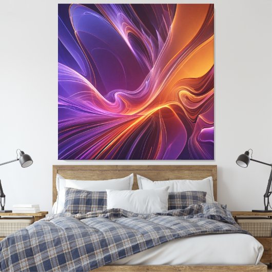 Purple Leinwanddruck (Insitu (Schlafzimmer))