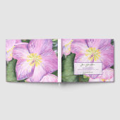 Purple Lenten Rose Floral Vacation Rental Gästebuch (Voll)