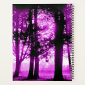 Purple Light with Silhouette Trees Planer (Rückseite)