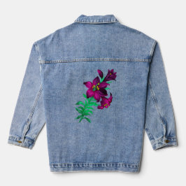 Purple Lilies Jeansjacke