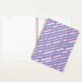Purple Line Pattern Planner Planer (Anzeige)