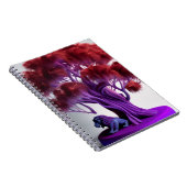 Purple lion tree Notebook Notizblock (Rechte Seite)