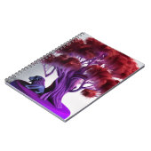 Purple lion tree Notebook Notizblock (Linke Seite)