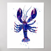Purple Lobster Poster (Vorne)