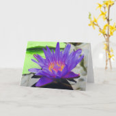 Purple Lotus Karte (Gelbe Blume)
