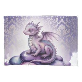 Purple Magical Dragon Baby Shower Kissenbezug