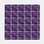 Purple Magnet Amethyst Gemstone Februar Birth (Vorne)