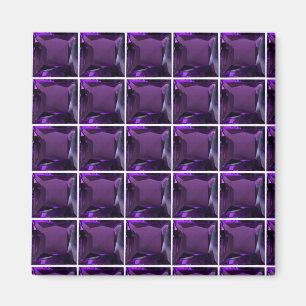 Purple Magnet Amethyst Gemstone Februar Birth