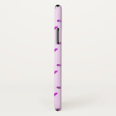 Purple makeup artist business pattern Case-Mate iPhone hülle (Hinten/Rechts)