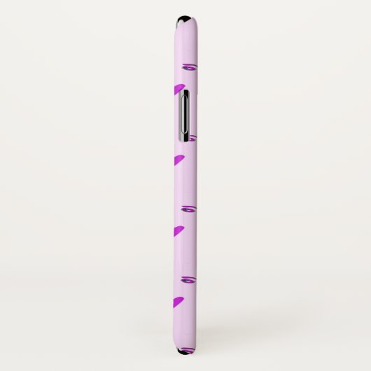 Purple makeup artist business pattern Case-Mate iPhone hülle (Hinten/Rechts)
