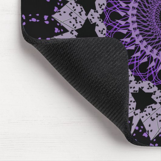Purple Mandala Pattern Mousepad (Ecke)