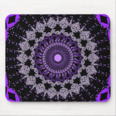 Purple Mandala Pattern Mousepad (Vorne)