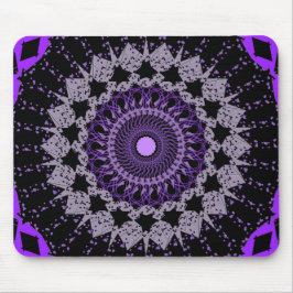 Purple Mandala Pattern Mousepad