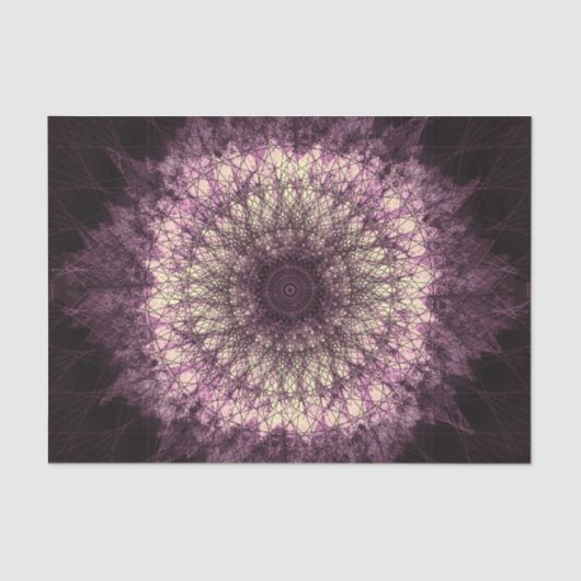 Purple Mandala Seidenpapier (Vorderseite)