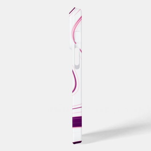 Purple Marble Pattern Case-Mate iPhone Hülle (Rückseite / Links)