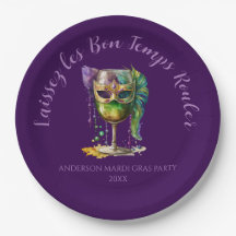 Purple Mardi Gras Mask
