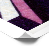 Purple Match - Matchbox Print - Czech Wall Art Poster (Ecke)