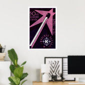 Purple Match - Matchbox Print - Czech Wall Art Poster (Heimbüro)