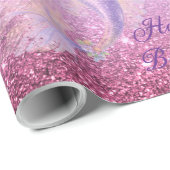 Purple mermaid  geschenkpapier (Rolleneckpunkt)