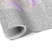 Purple mermaid  geschenkpapier (Rolleneckpunkt)