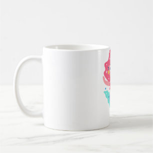 Purple mermaid kaffeetasse