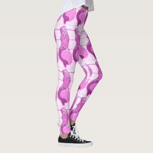 purple mermaid leggings (Rechts)