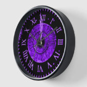 Purple Midnight Clock Uhr (Winkel)