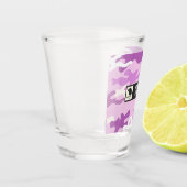 Purple Military Camo Shot Glass Schnapsglas (Links)