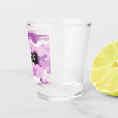 Purple Military Camo Shot Glass Schnapsglas (Rechts)